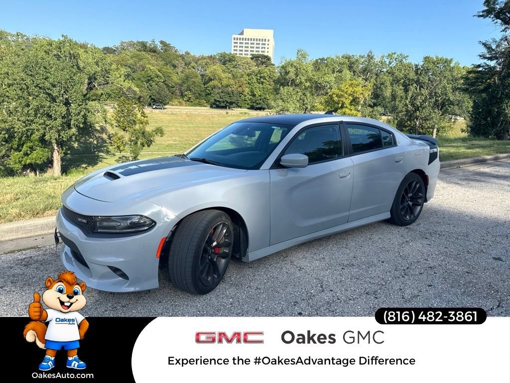Used 2021 Gray Dodge R/T image 1