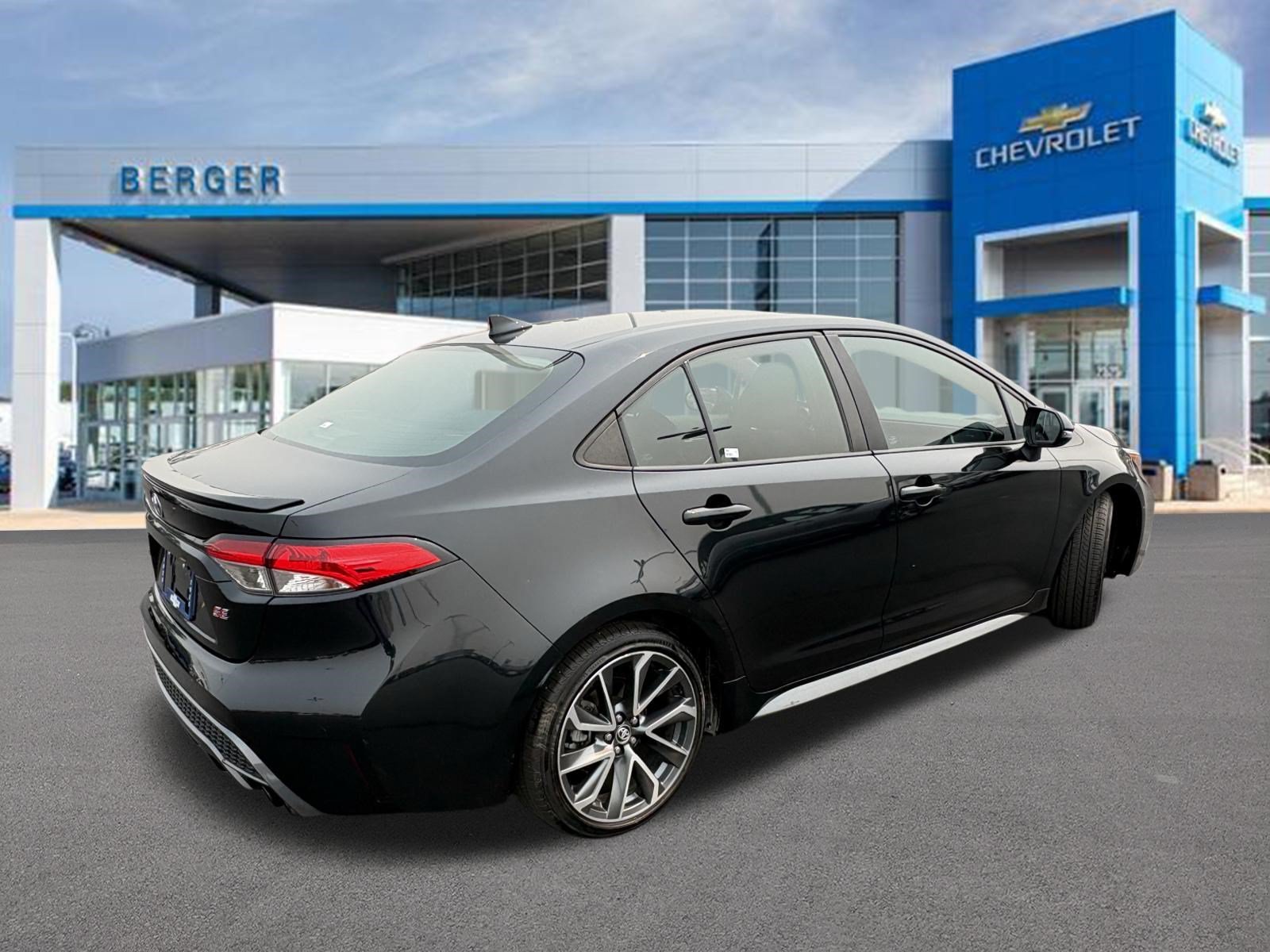 Used 2021 Black Toyota SE image 2