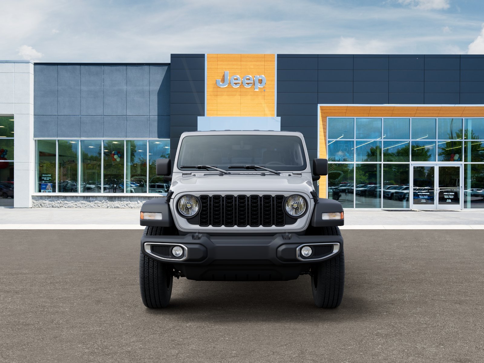 New 2026 Bright White Clear-Coat Exterior Paint Jeep Sport image 32