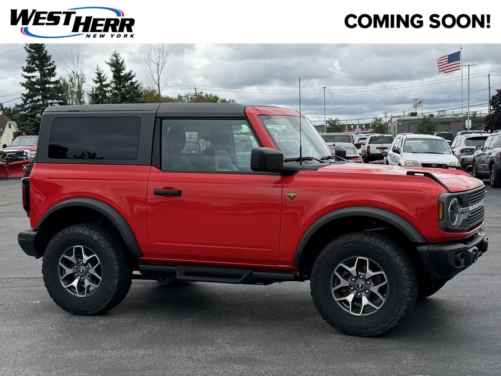 Used 2023 Race Red Ford Badlands Advanced image 1