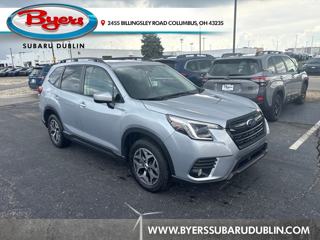 Certified Used 2023 Silver Subaru Premium image 1