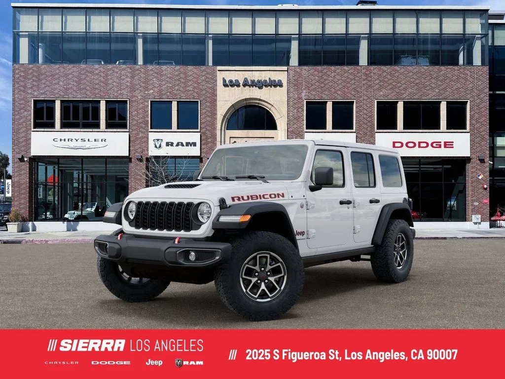 New 2026 Bright White Clear-Coat Exterior Paint Jeep Rubicon image 1