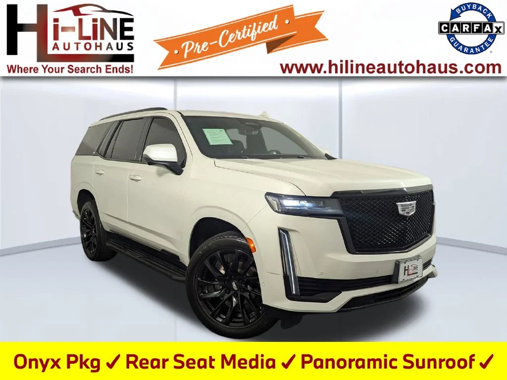 Used 2021 White Cadillac Sport image 1