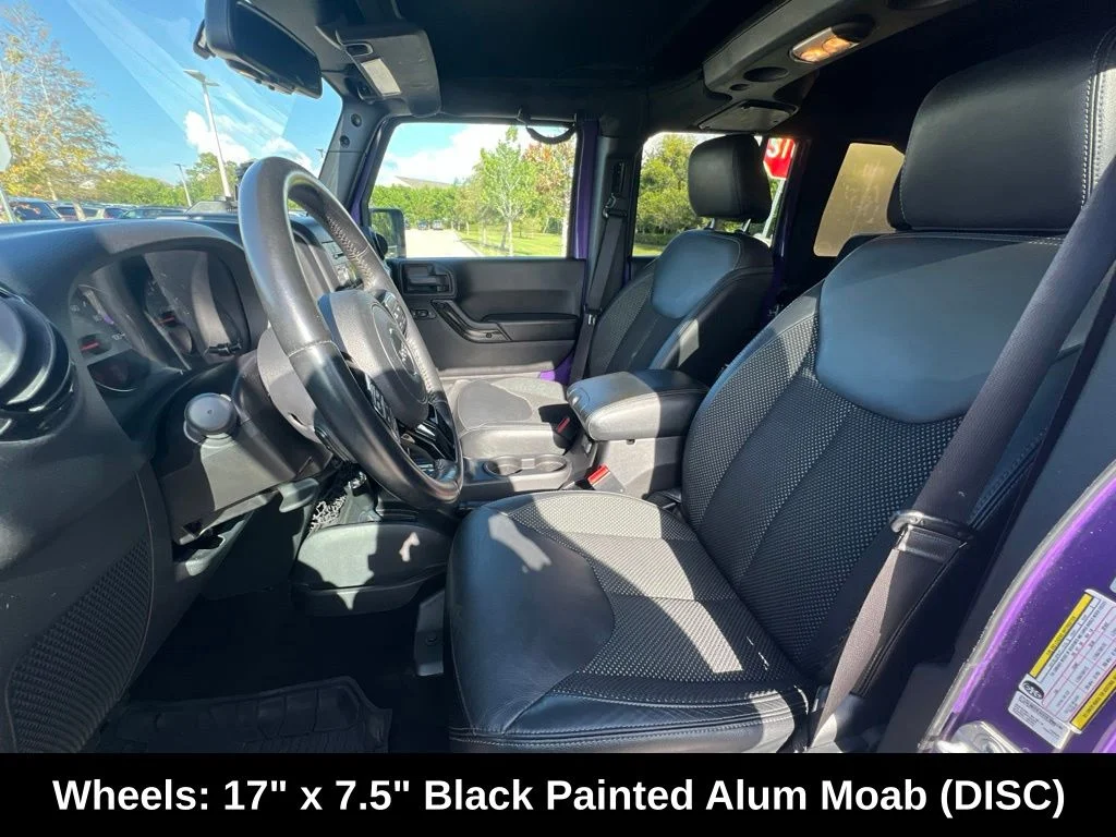 Certified Used 2016 Purple Jeep Unlimited Sahara image 29