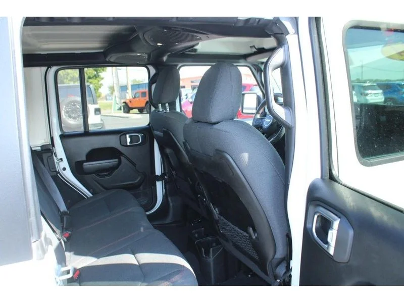 Used 2024 Bright White Clearcoat Jeep Rubicon image 12