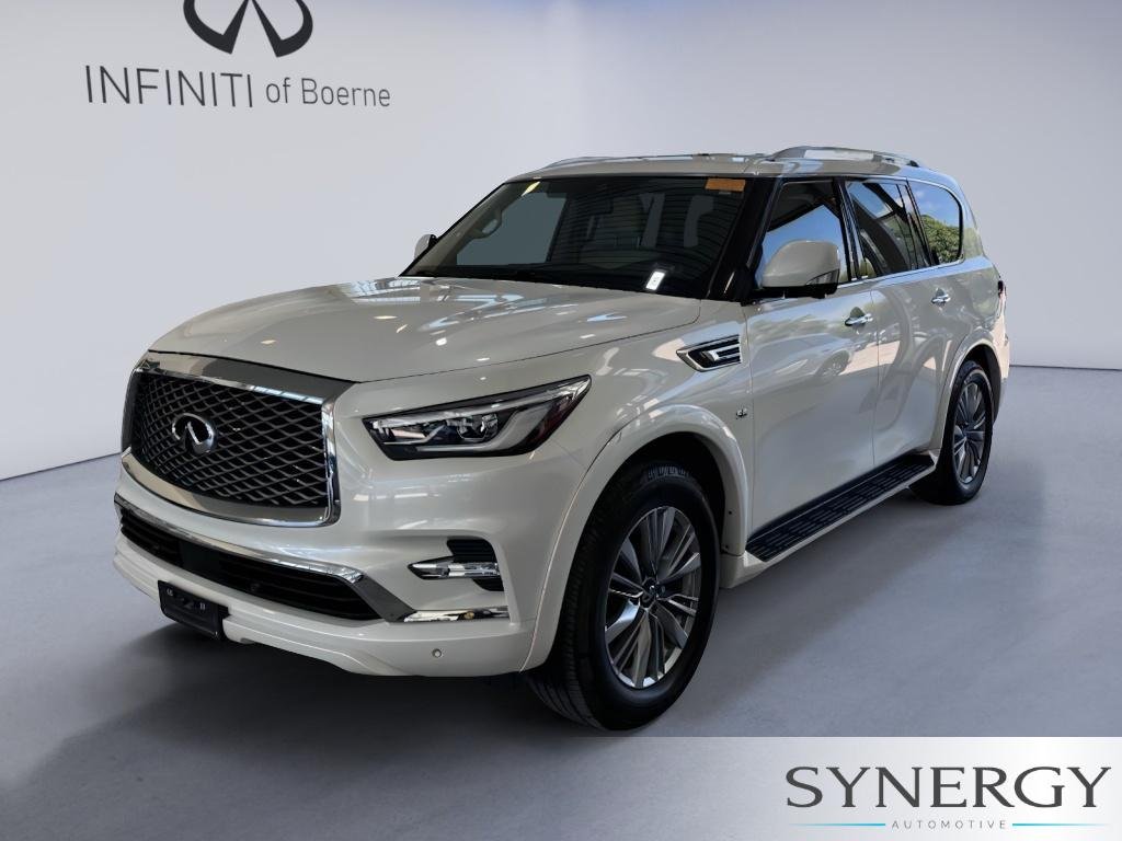 Used 2018 Moonstone White INFINITI Base image 1