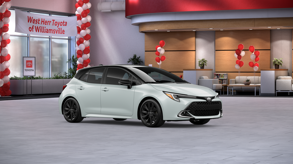 New 2026 Wind Chill Pearl with Midnight Black Metallic roof Toyota XSE image 14