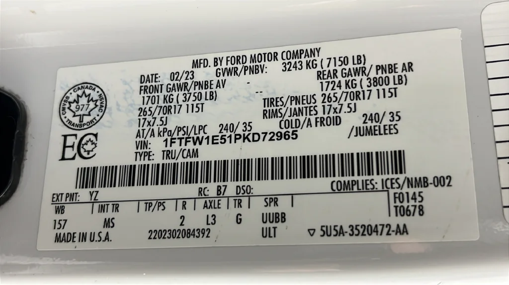 Used 2023 White Ford XLT image 47