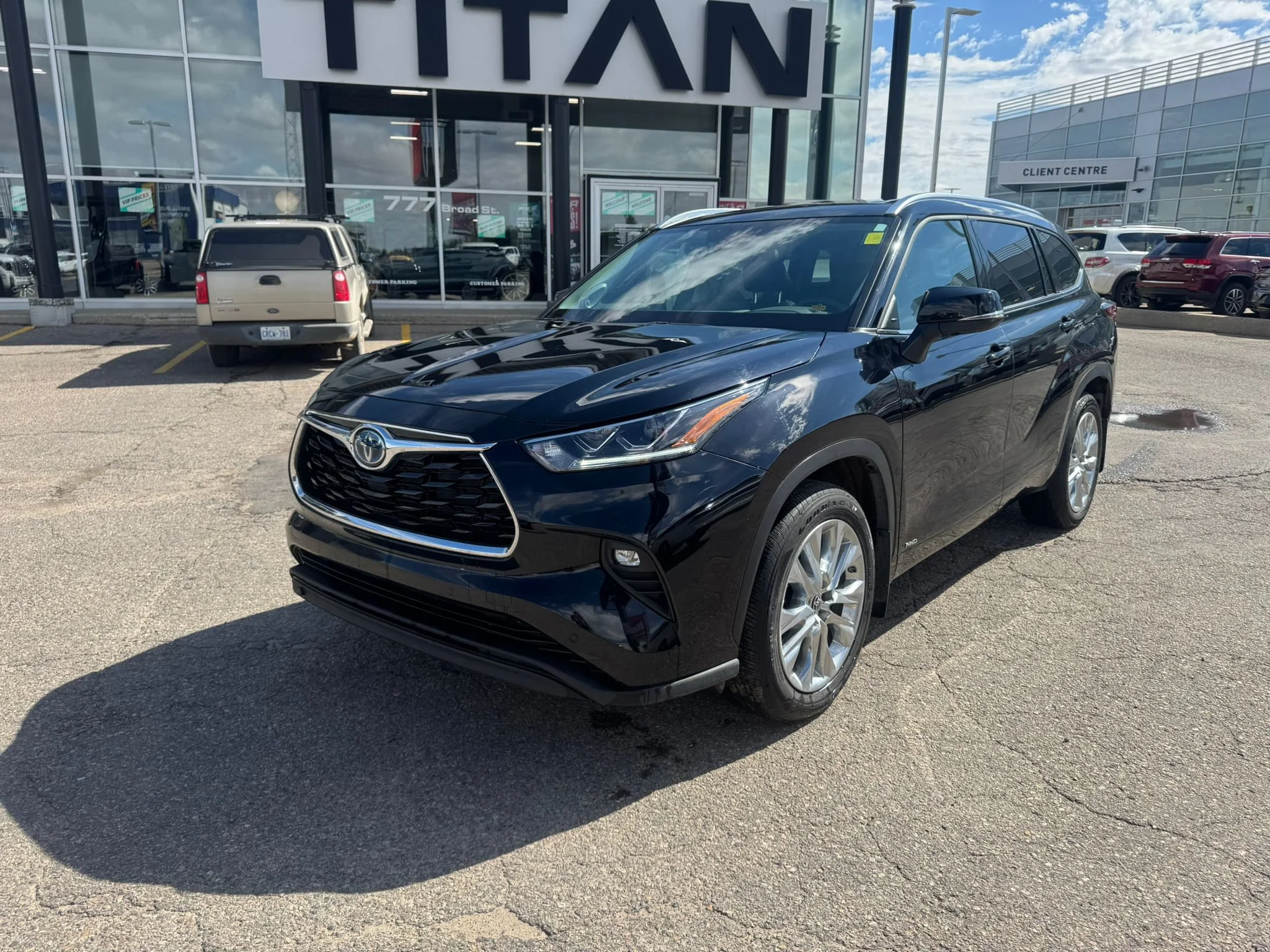 Certified Used 2024 Midnight Black Metallic Toyota Limited AWD*7 Pass | Cooled Leather | Nav | Pano Roof | Htd Wheel | Lane Keep Assist | Adapt Cruise image 3