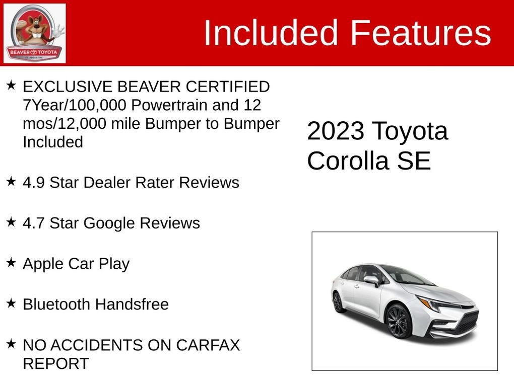Used 2023 Silver Toyota SE image 4