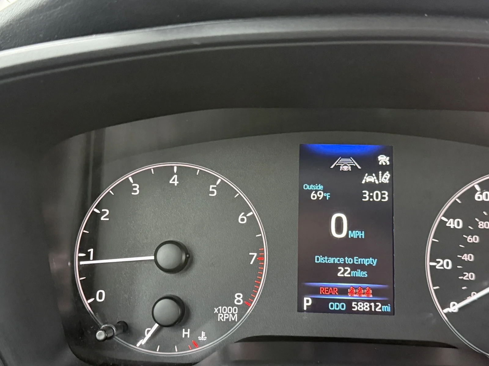 Used 2024 Celestite Toyota LE CVT image 12
