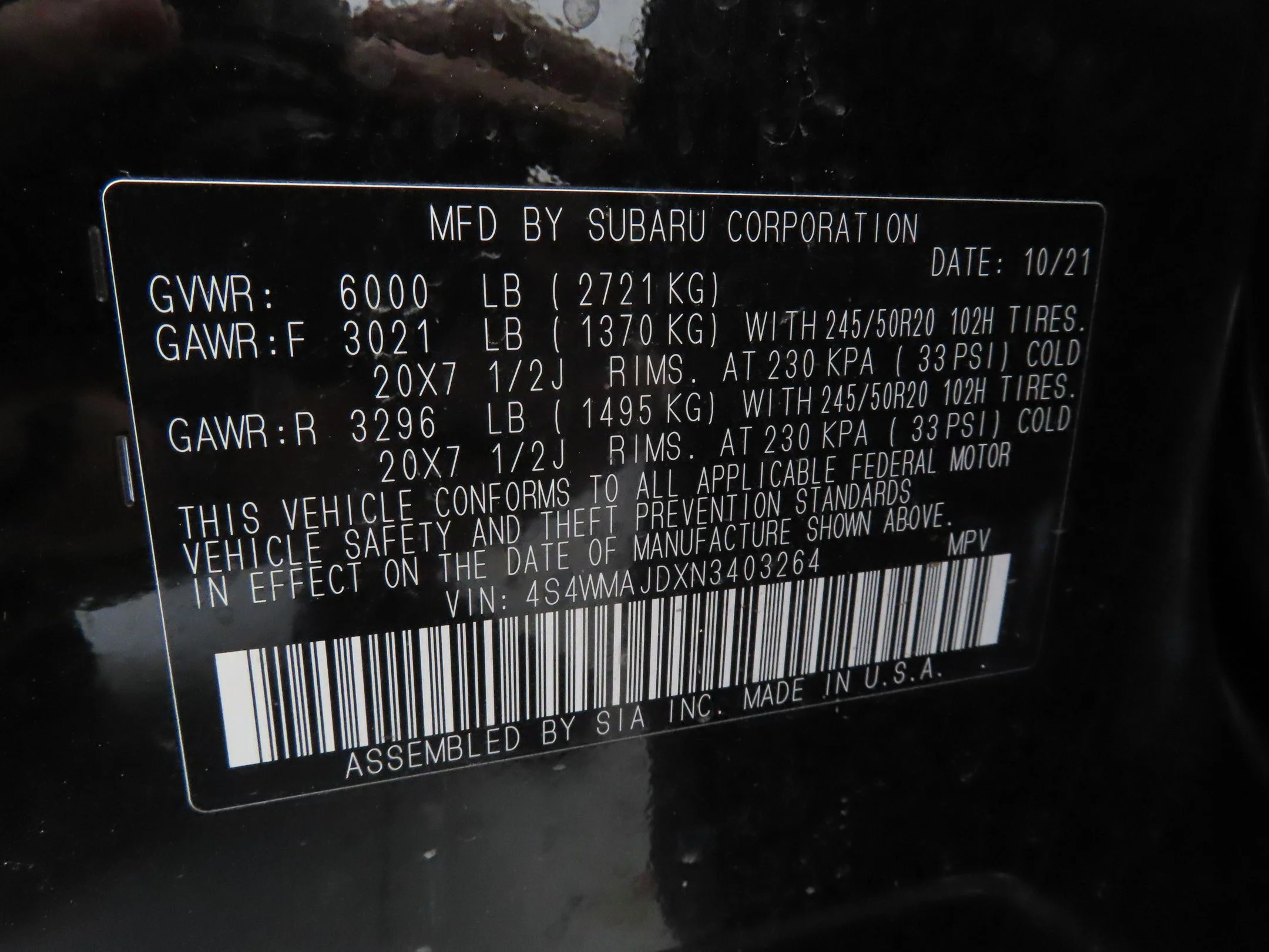 Used 2022 Black Subaru Onyx Edition image 25