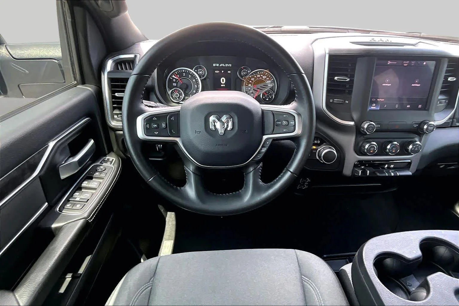 Used 2024 Diamond Black Crystal Pearlcoat Ram Big Horn image 6