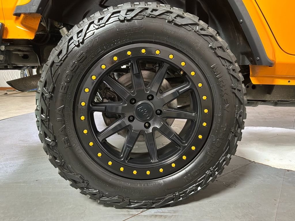 Used 2018 Yellow Jeep Unlimited Sahara image 12