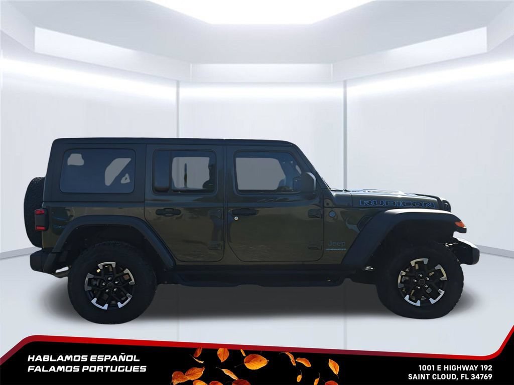 Used 2024 Green Jeep Rubicon 4xe image 7