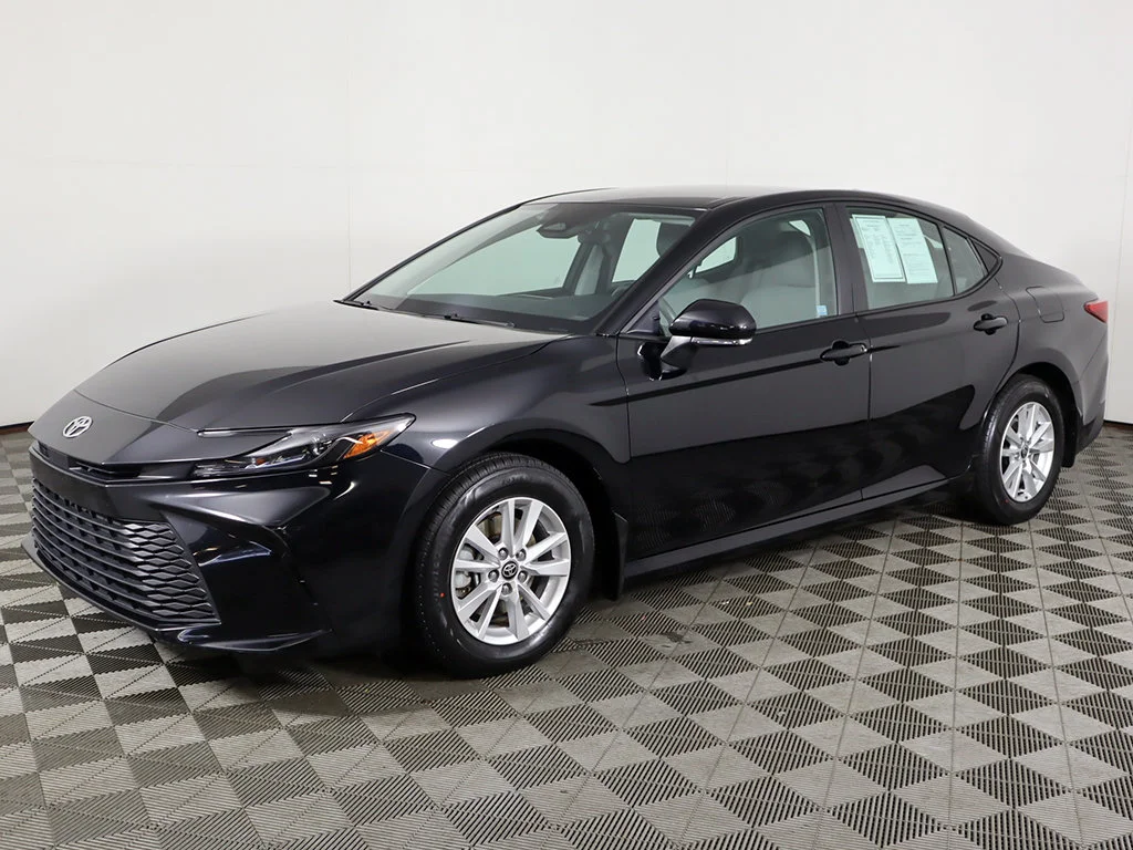Used 2025 Midnight Black Metallic Toyota LE image 6