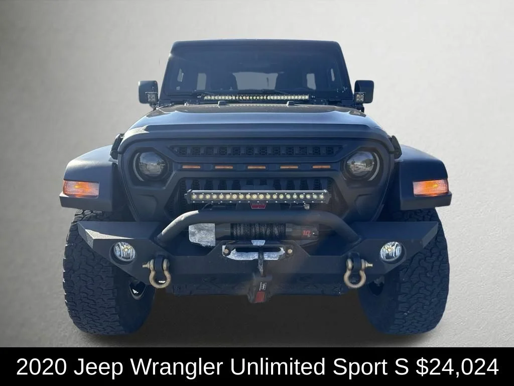 Used 2020 Black Jeep Unlimited Sport S image 8