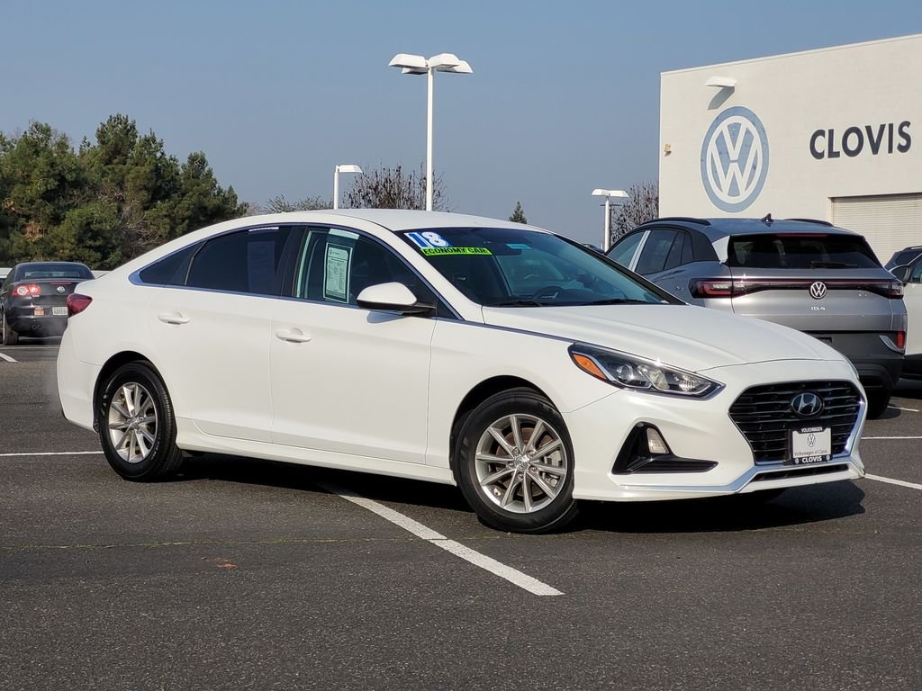 Used 2018 Hyundai Sonata SE with VIN 5NPE24AF0JH659615 for sale in Clovis, CA