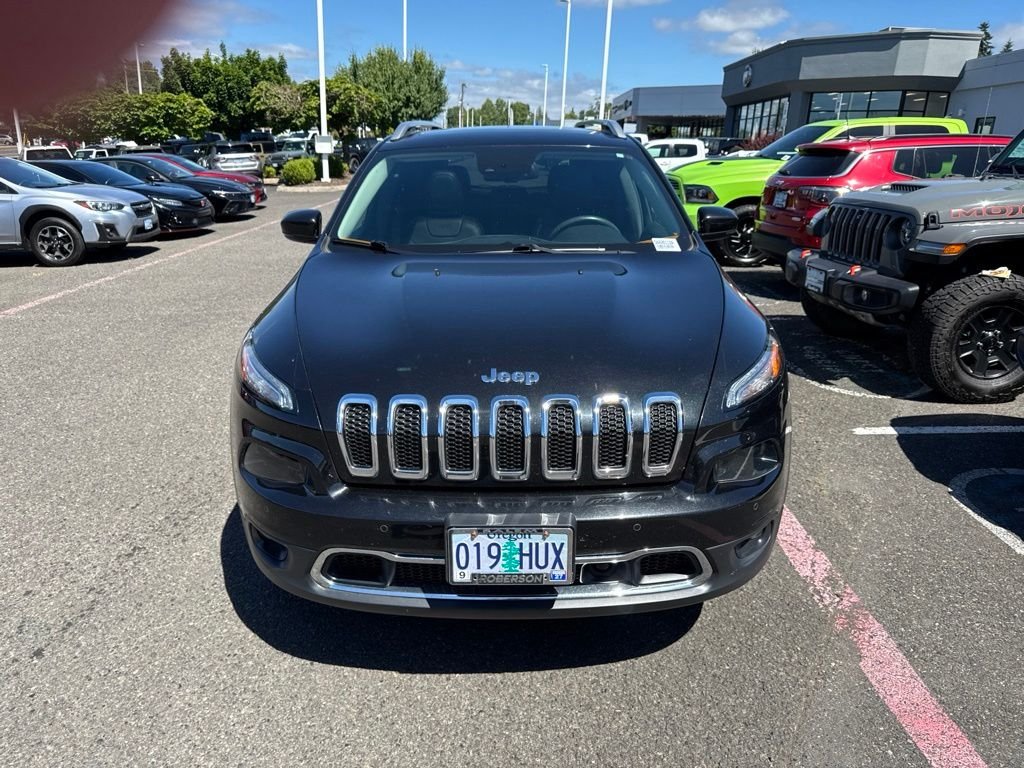 Used 2015 Black Jeep Limited image 2