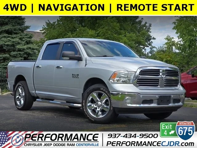 Used 2017 Bright Silver Clearcoat Metallic Ram Big Horn image 1