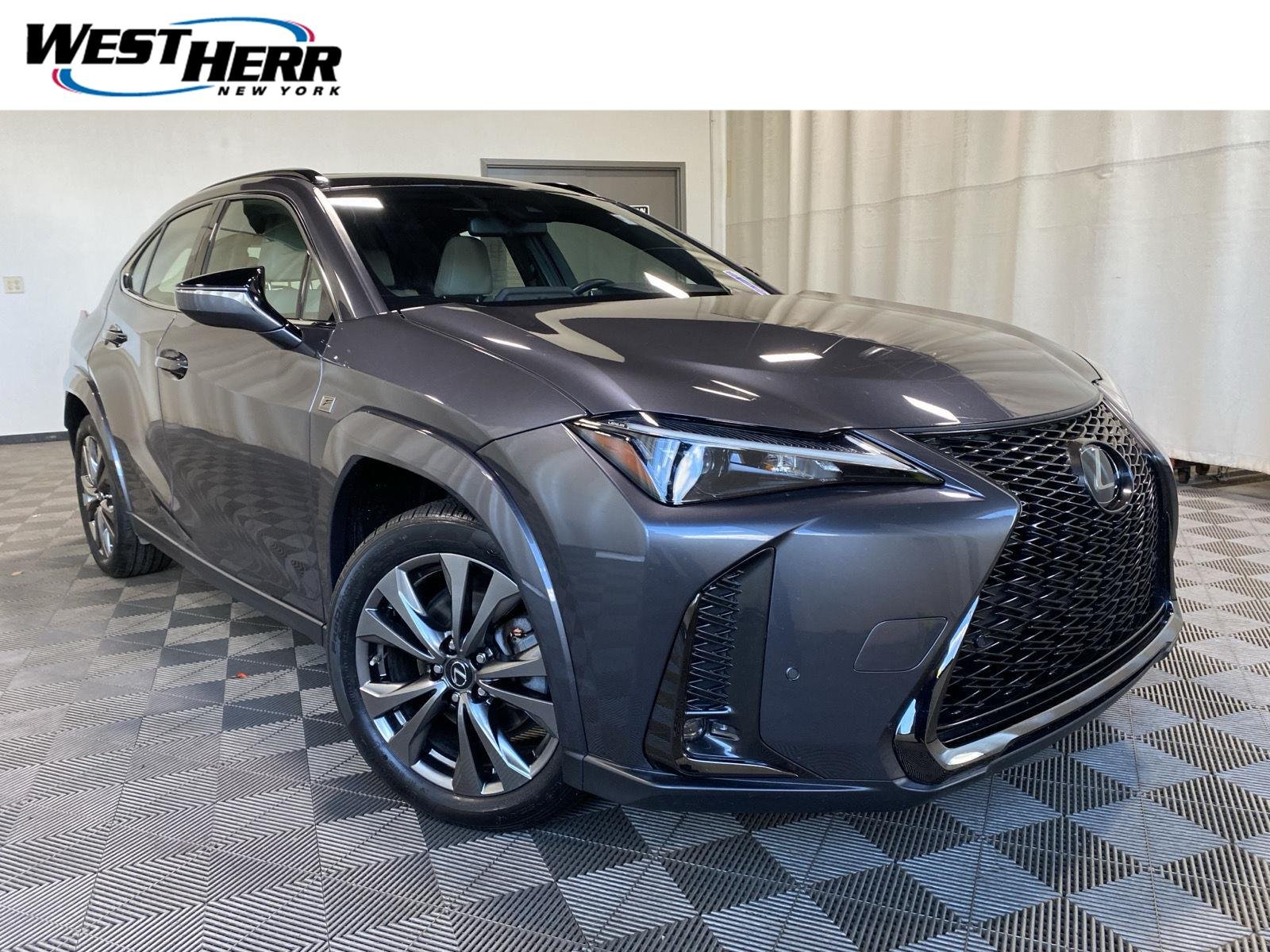 Used 2024 Cloudburst Gray with Obsidian Roof Lexus UX 250h F SPORT Design image 1