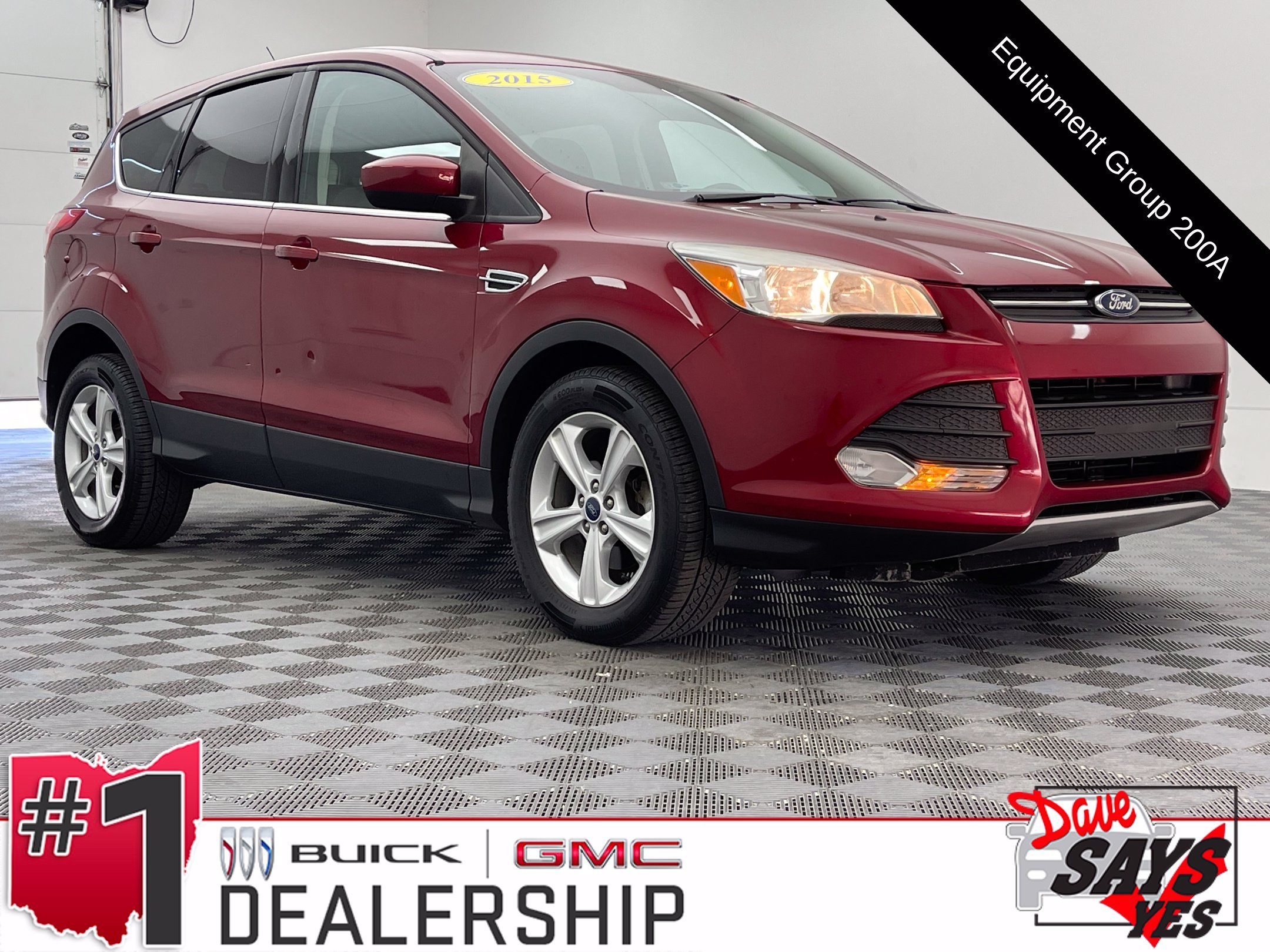 Used 2015 Ruby Red Metallic Ford SE image 1