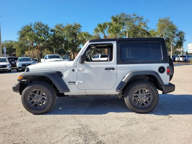 New 2026 Bright White Clear-Coat Exterior Paint Jeep Sport S image 7