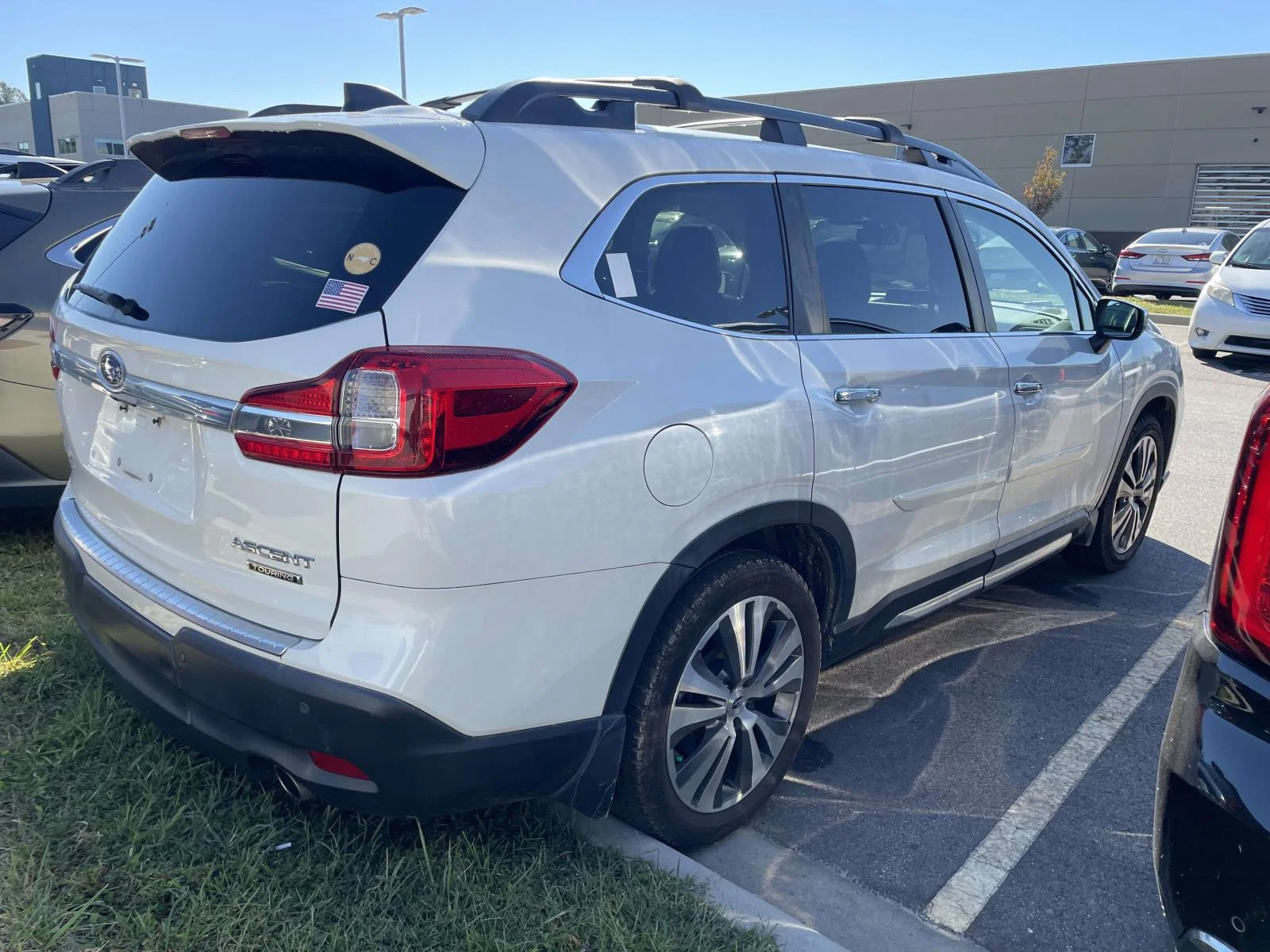 Used 2021 Crystal White Pearl Subaru Touring image 4