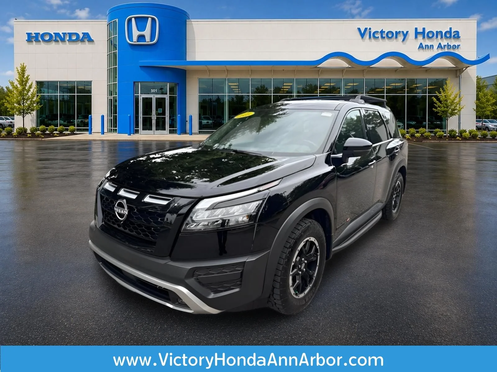 Used 2025 Super Black Nissan Rock Creek image 1