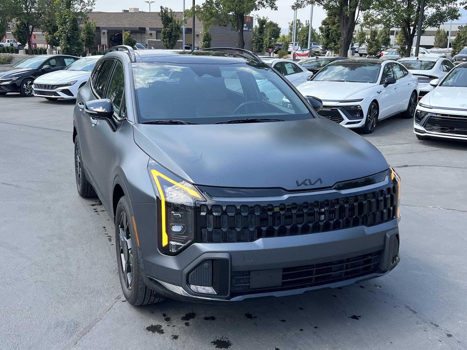 Used 2026 Shadow Matte Gray Kia X-Line image 4
