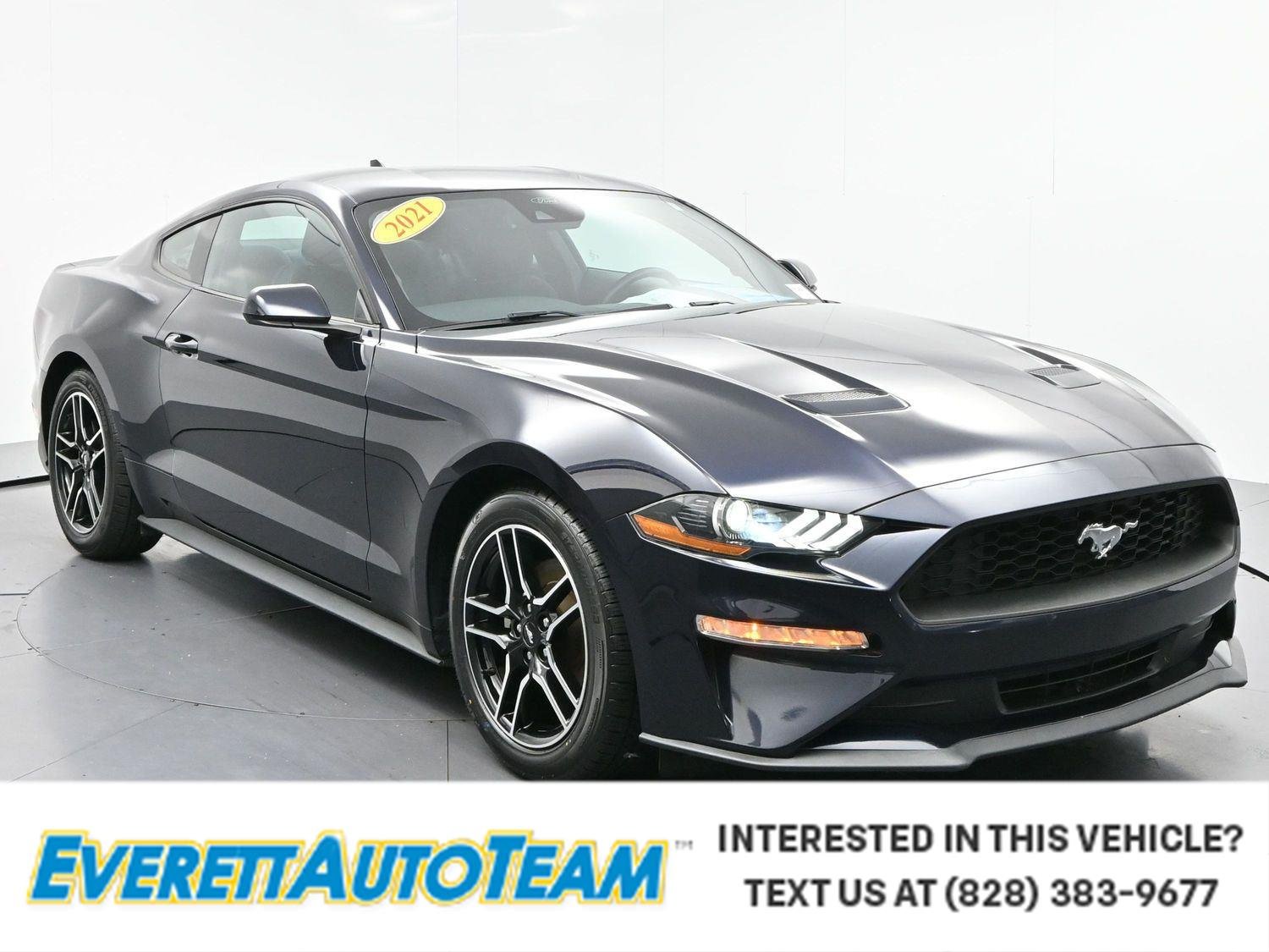 Used 2021 Antimatter Blue Ford EcoBoost image 1