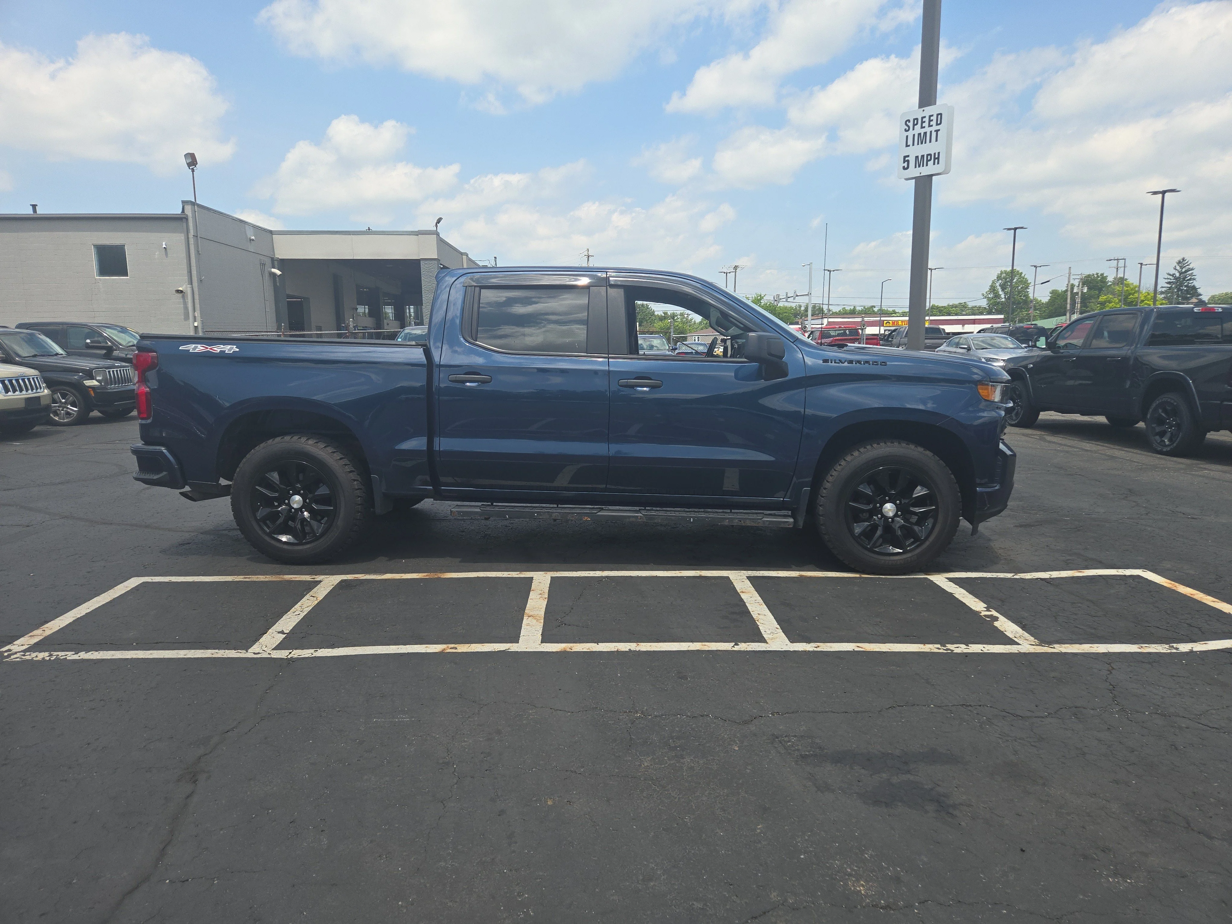 Used 2021 Northsky Blue Metallic Chevrolet Custom image 4