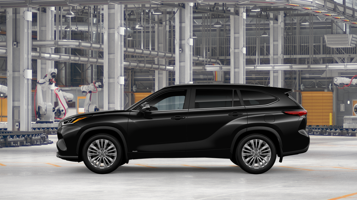 New 2026 Midnight Black Metallic Toyota Hybrid Platinum image 4
