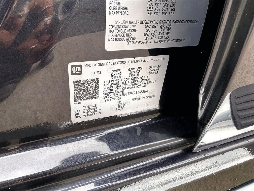 Used 2023 Gray Chevrolet LT image 34