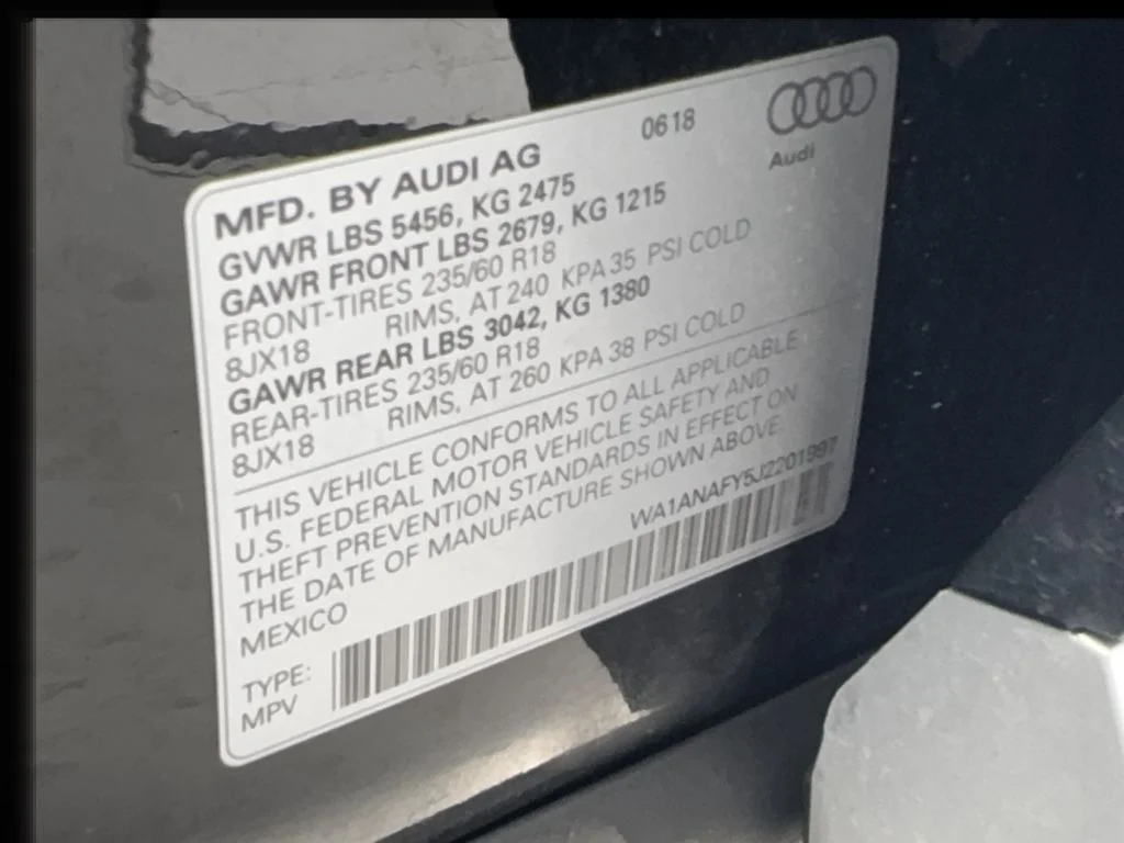 Used 2018 Black Audi 2.0T image 49