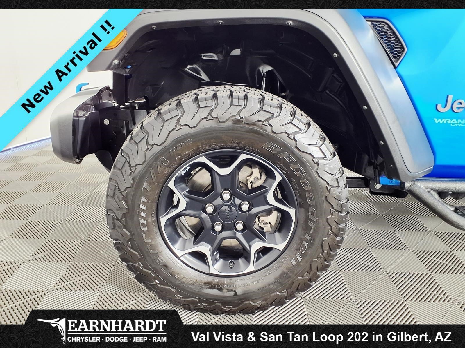 Used 2021 Hydro Blue Pearlcoat Jeep Unlimited Rubicon image 7