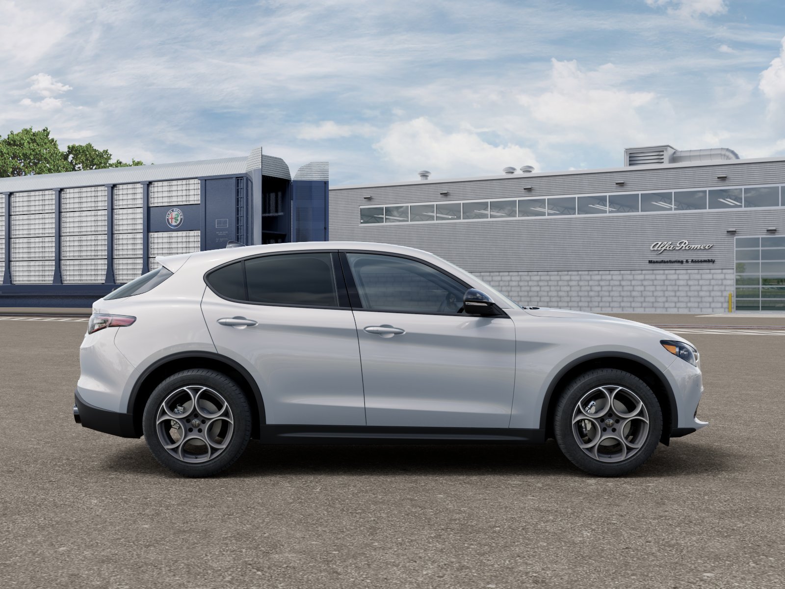 New 2026 Moonlight Gray Metallic Exterior Paint Alfa Romeo Base image 12