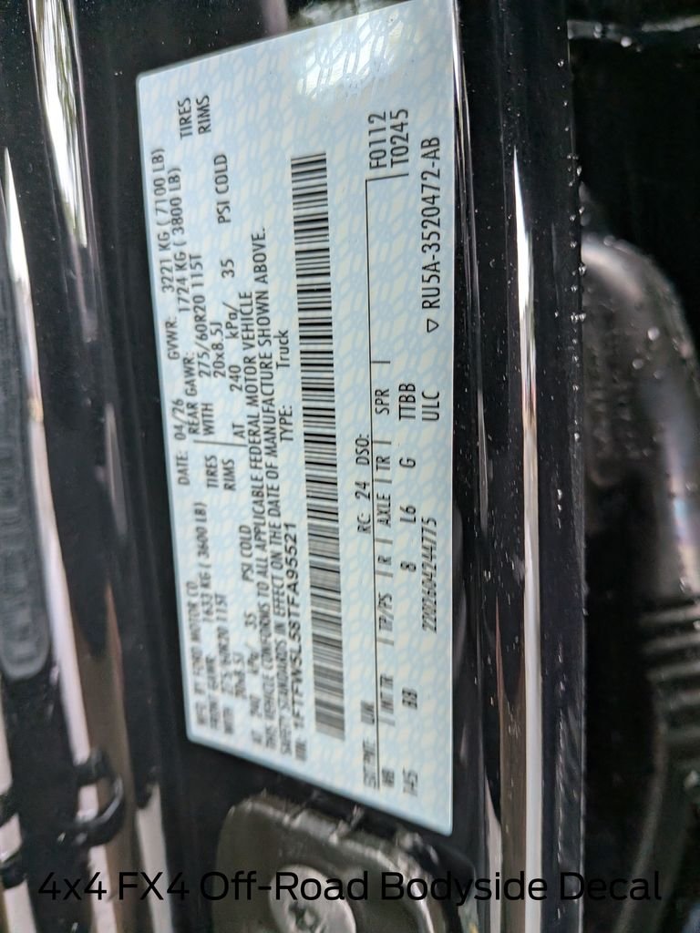New 2026 Agate Black Metallic Ford Lariat® image 32