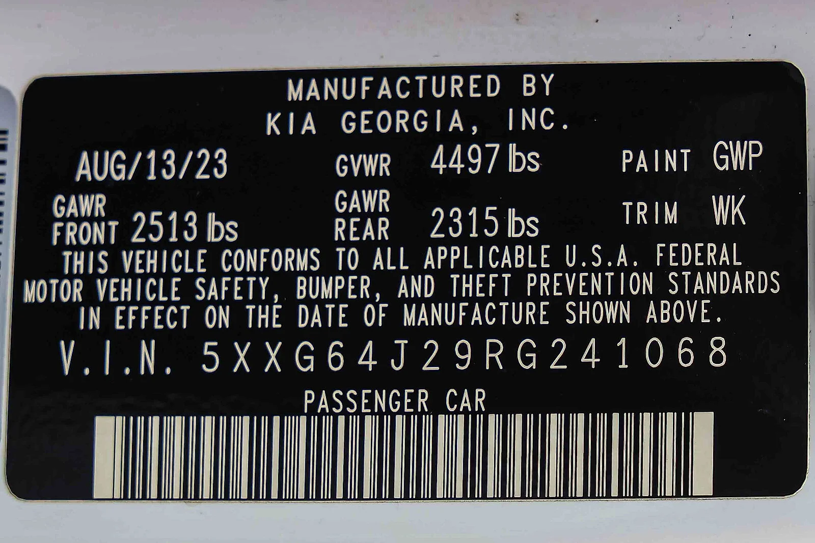 Certified Used 2024 Glacial White Pearl Kia GT-Line image 30