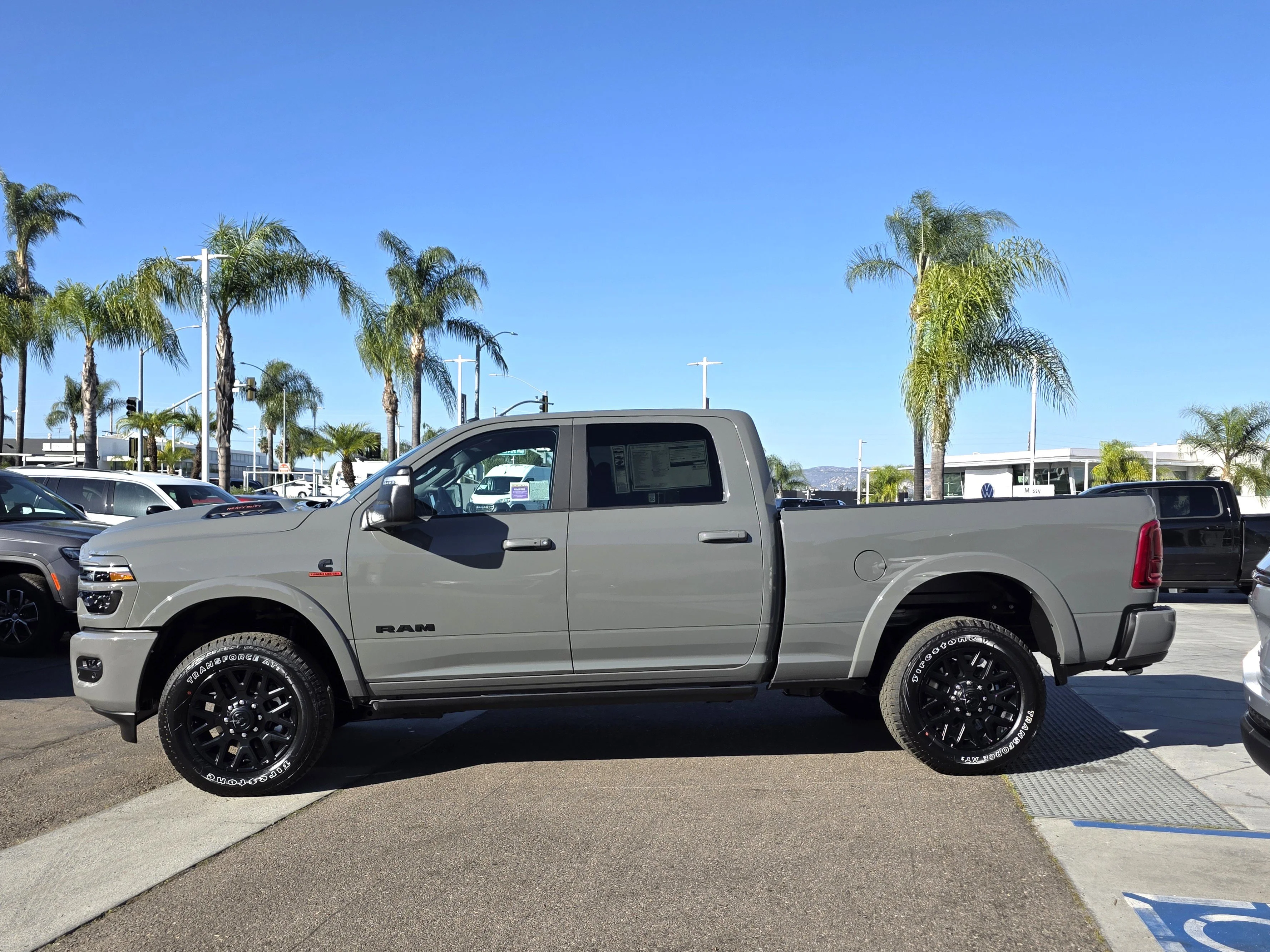 New 2026 Gray Clearcoat RAM Limited image 2