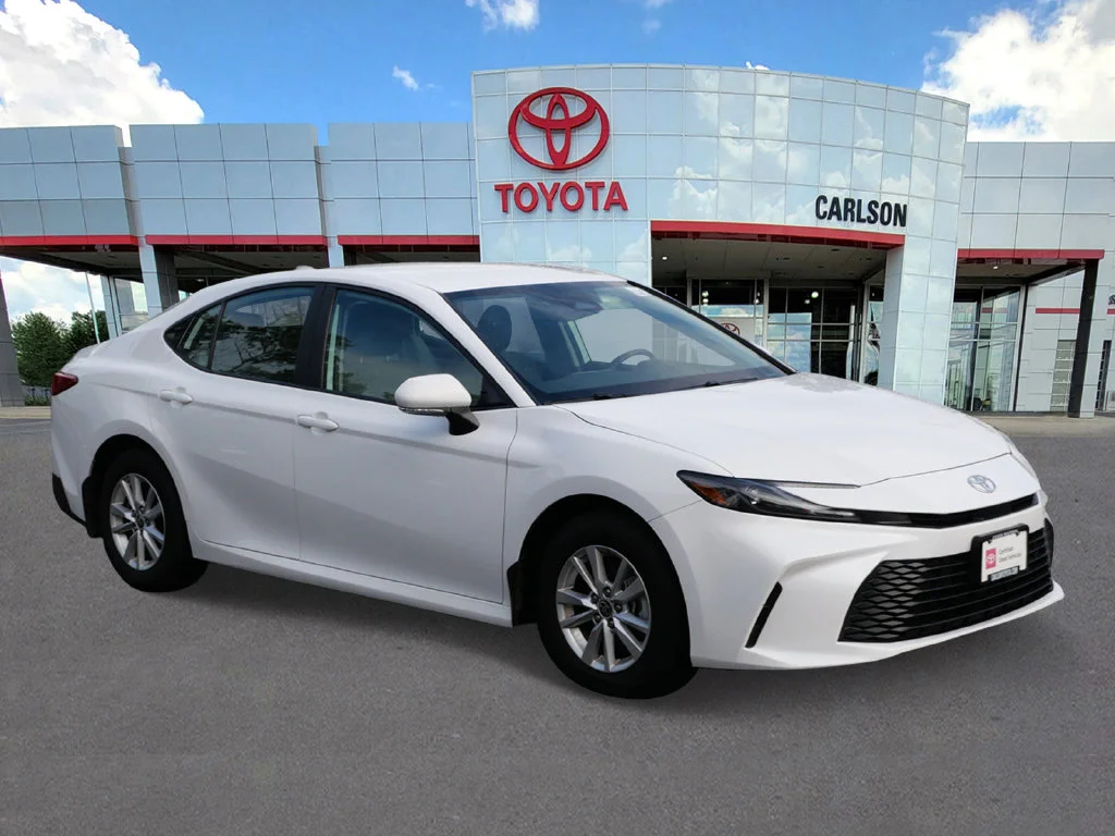 Certified 2025 Toyota Camry LE with VIN 4T1DBADKXSU512336 for sale in Minneapolis, Minnesota