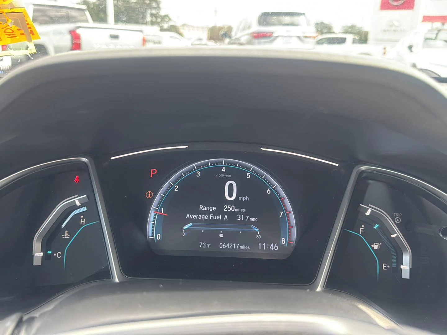 Used 2019 Aegean Blue Metallic Honda EX image 8