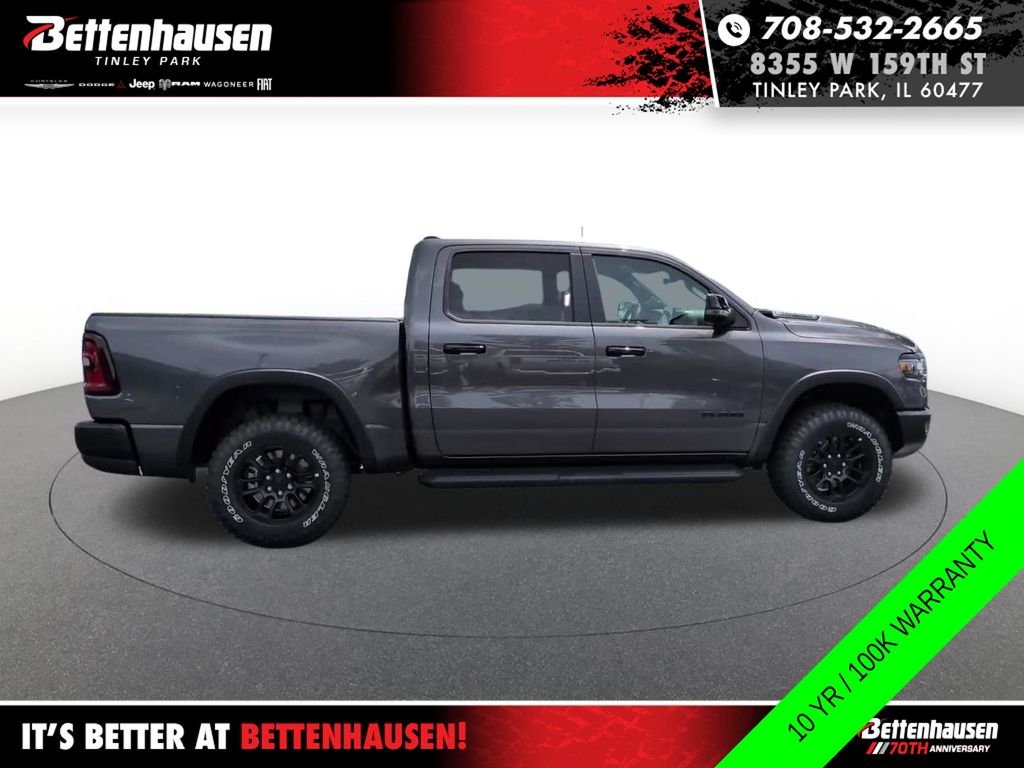 New 2026 Granite Crystal Metallic Clear-Coat Exterior Paint RAM Rebel image 4