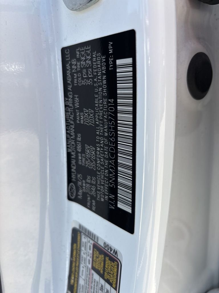 Certified Used 2025 White Hyundai SE image 11