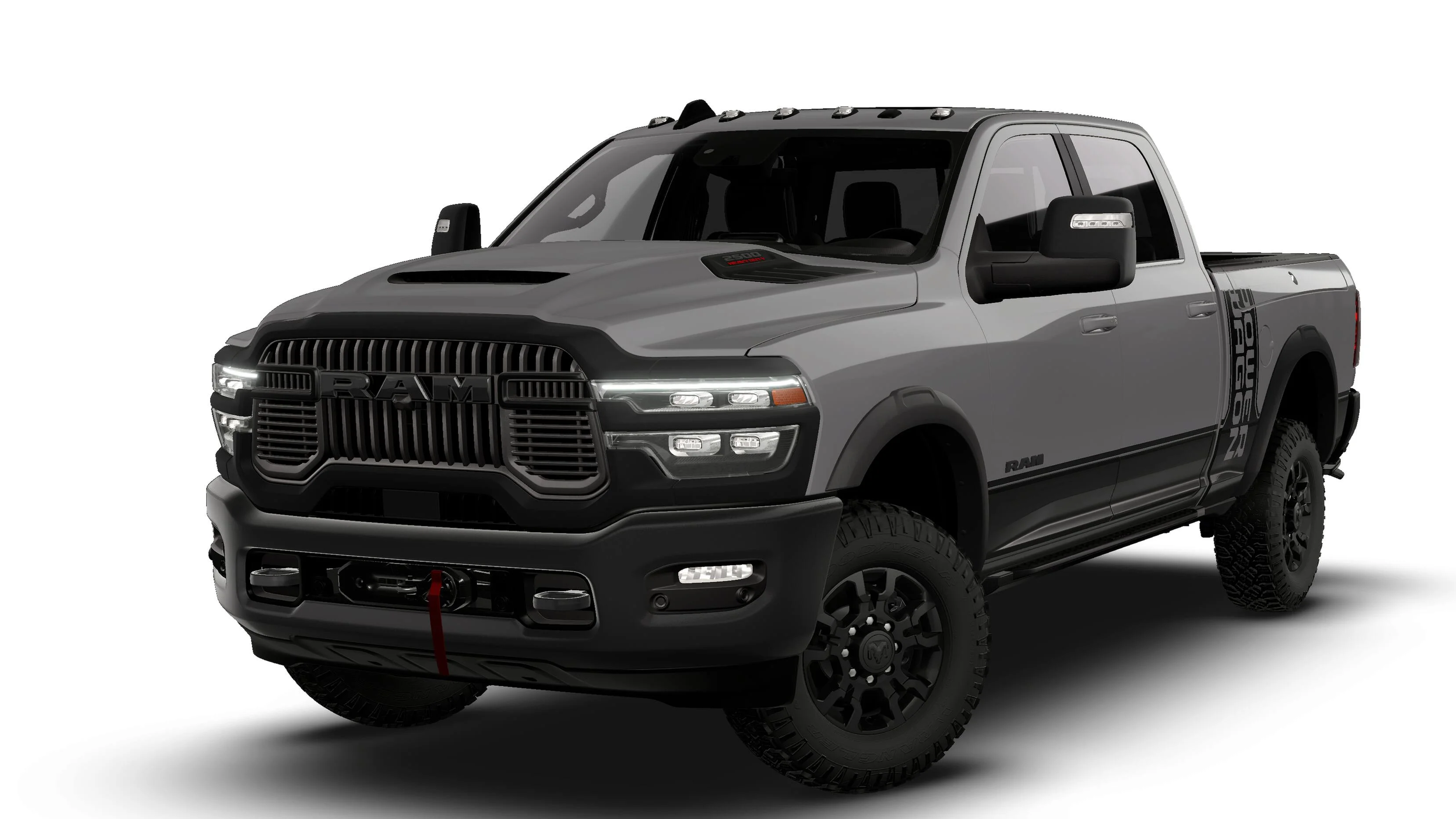 New 2026 Ceramic Gray Clear-Coat Exterior Paint RAM Power Wagon image 13