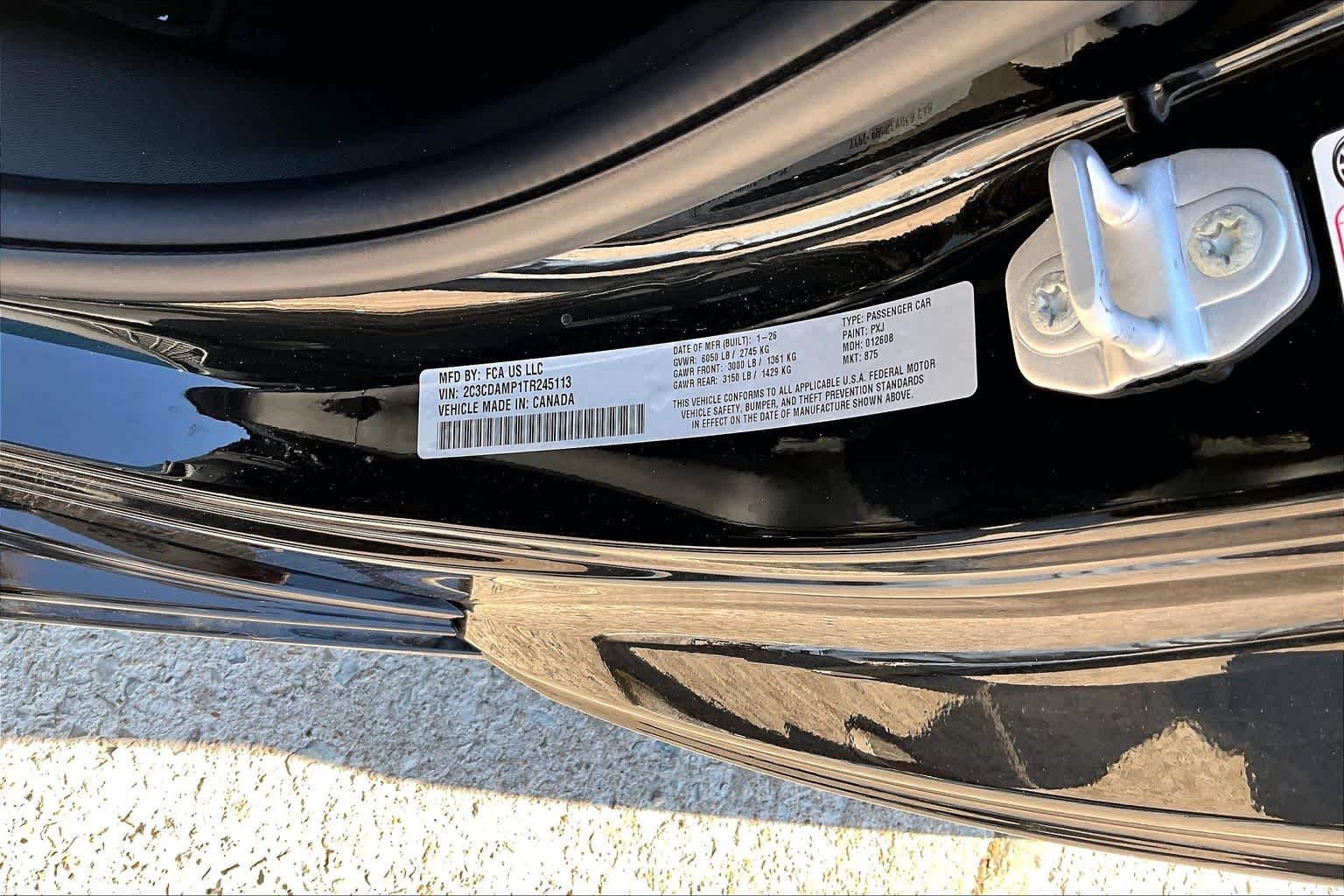 New 2026 Diamond Black Crystal Pearlcoat Dodge Scat Pack image 20