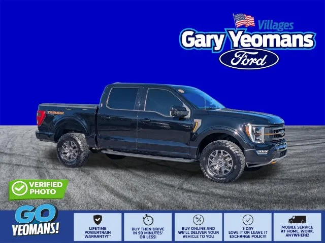 Certified Used 2022 Black Metallic Ford King Ranch image 1