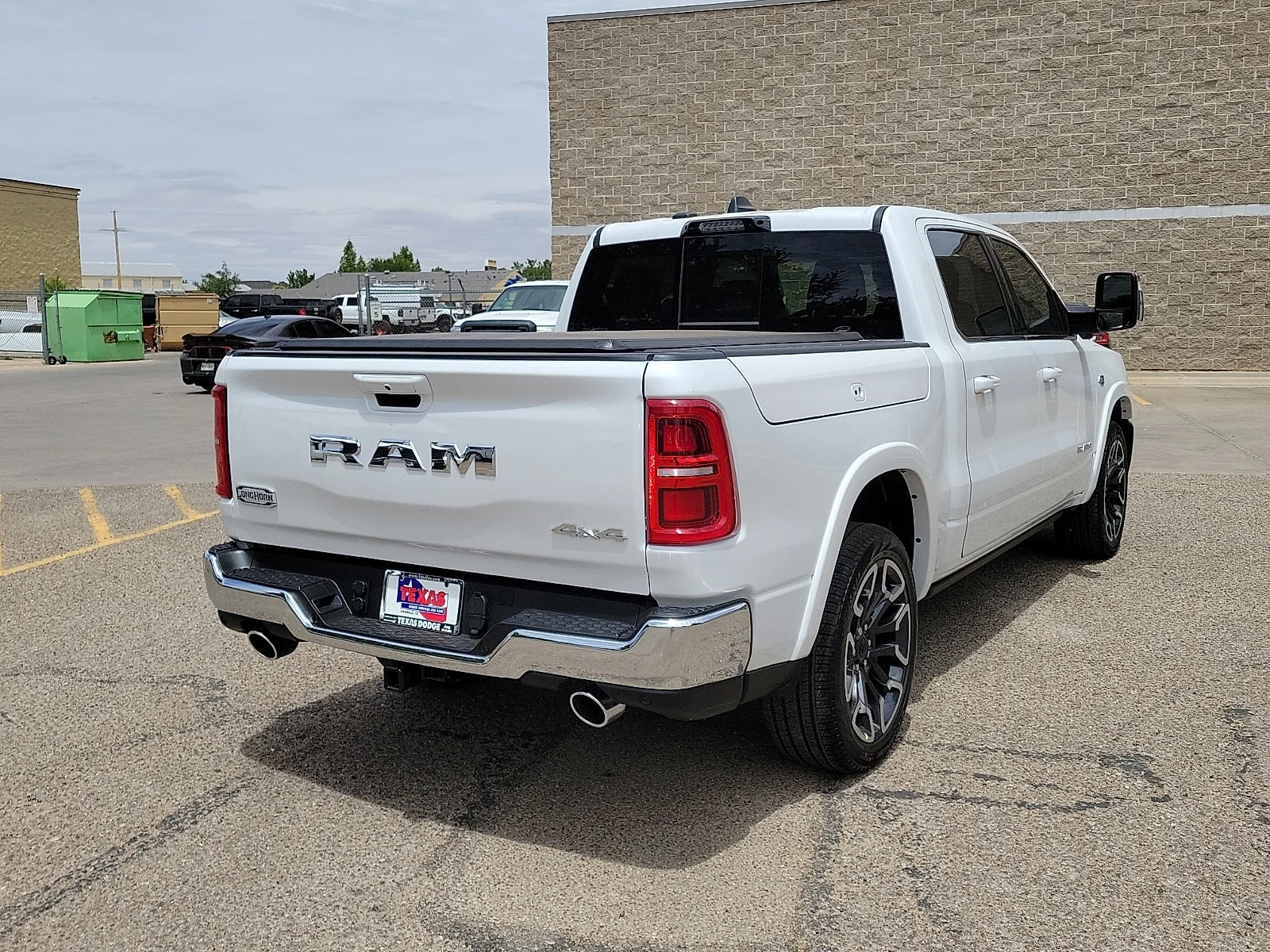 New 2026 Bright White Ram LIMITED LONGHORN CREW CAB 4X4 5
