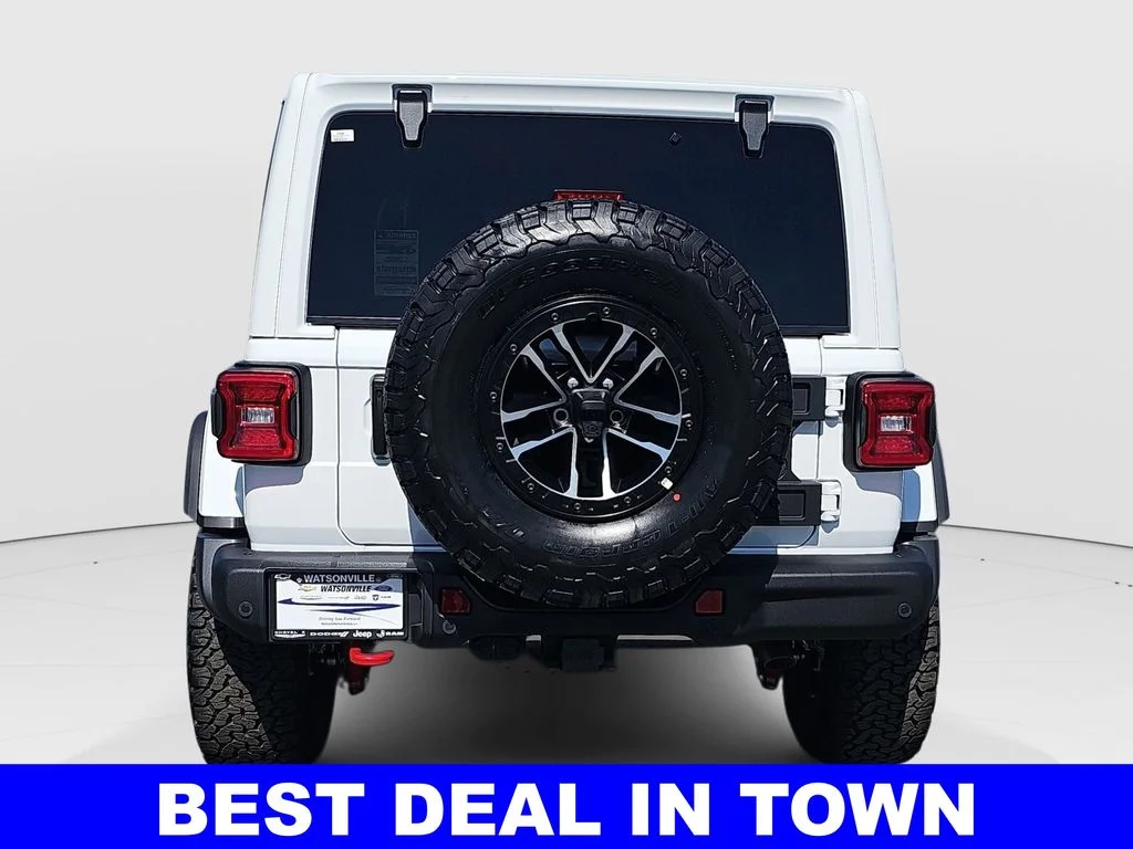 New 2026 Bright White Clear-Coat Exterior Paint Jeep Rubicon X image 4