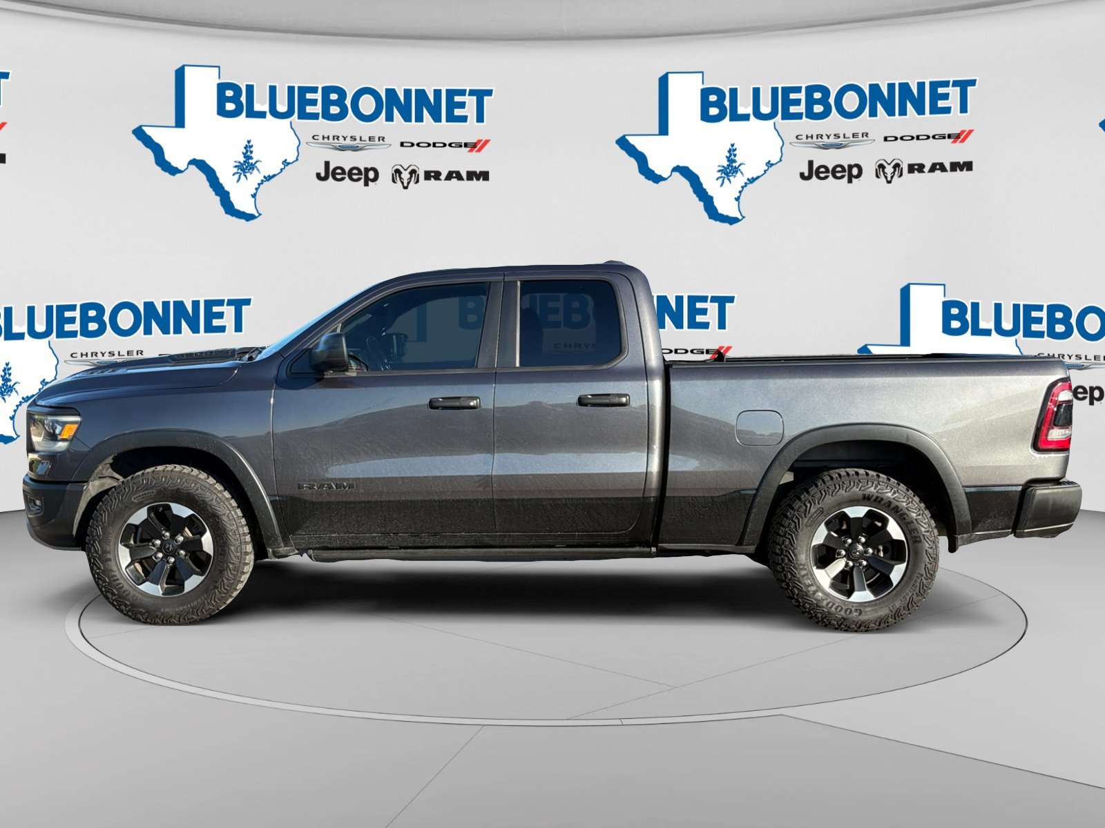 Used 2021 Granite Crystal Metallic Clearcoat Ram Rebel image 8